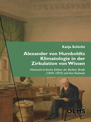 cover image of Alexander von Humboldts Klimatologie in der Zirkulation von Wissen